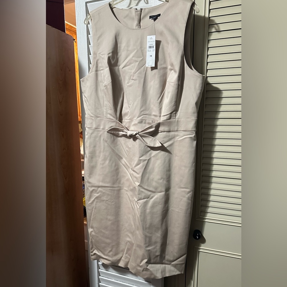 Ann Taylor Bow Sheath Dress